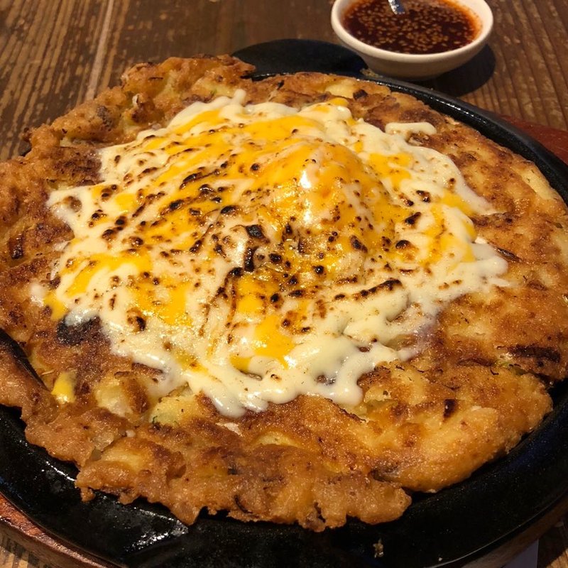 おからチーズチヂミ(チャカン食堂)