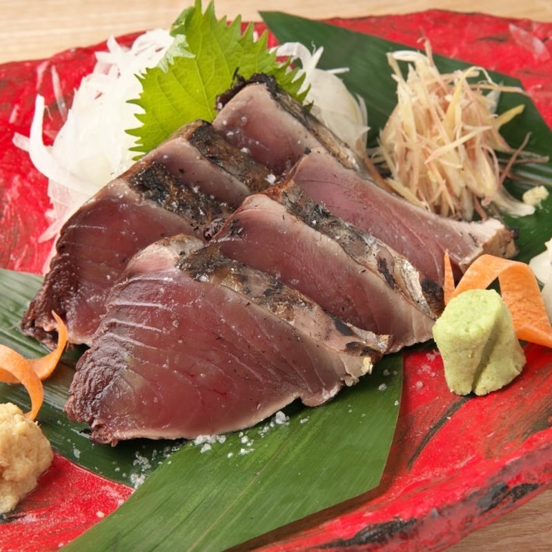 かつおの塩たたき(土佐わら焼き酒場 いごっそう)