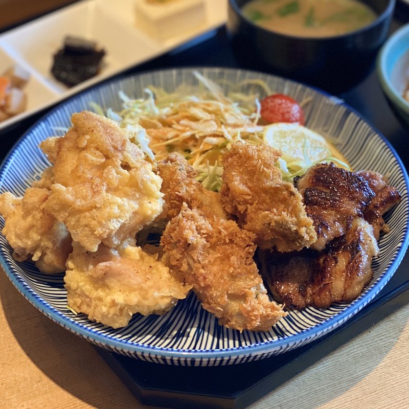 なっちょ⁈限定 ミックスフライ定食(かよう亭 権堂店 （かようてい）)