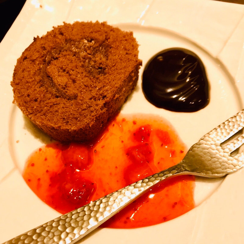 チョコレートロールケーキ(ゆず庵 神戸小束山店)