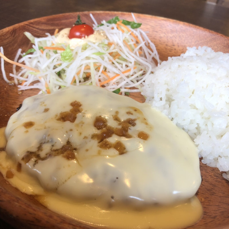 フォンデュ風チーズバーグディッシュ 150g(びっくりドンキー 泉佐野店)