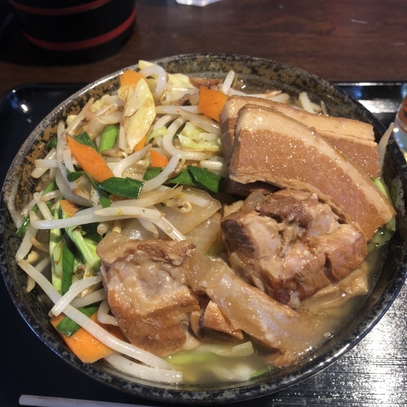 にくやさいそば(本家亀そば しまや)