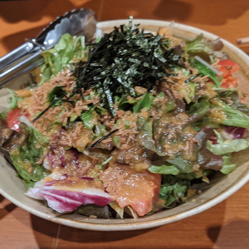 サラダ(焼鳥やおや)