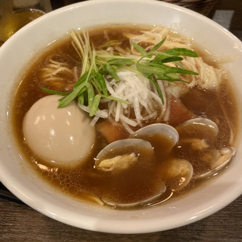 特製鴨だしあさりSOBA(麺屋グラフミ)