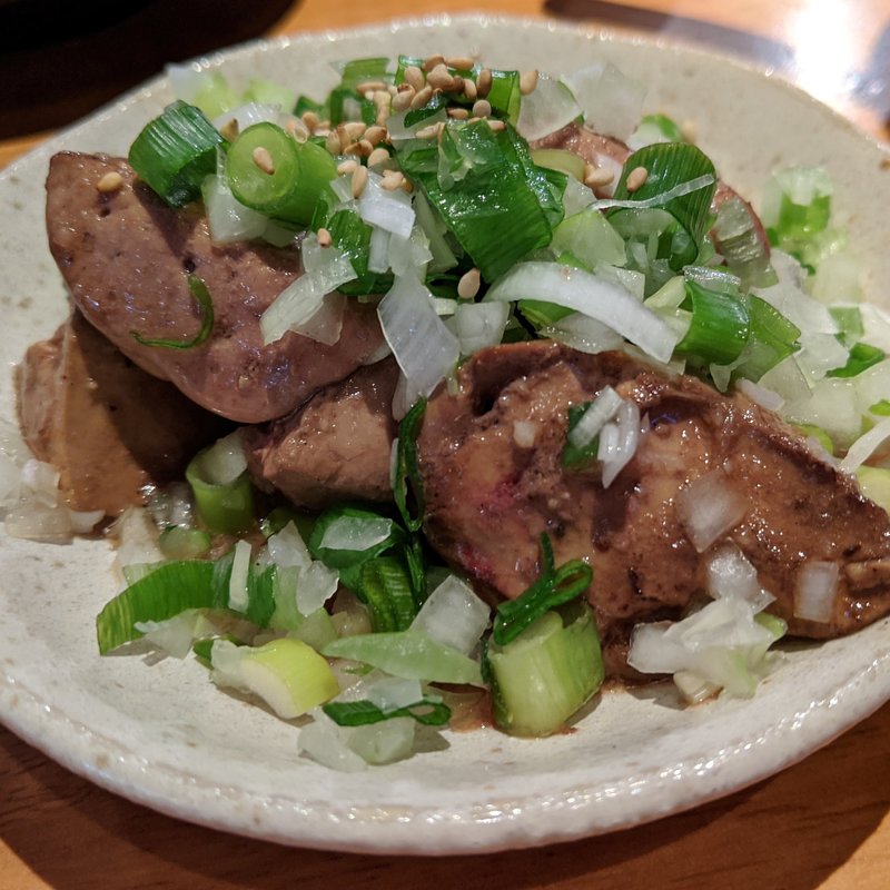 白レバー炙り(呑衆ノ鶏)