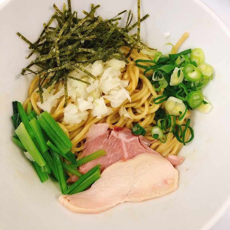 煮干しまぜそば(麺や福はら)