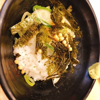 〆のわさび飯(福島壱麺 （イチメン）)