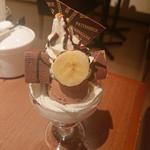 低糖質チョコアイス＆チョコバナナパフェ（ミニ）(トスカチーナ 柳月)