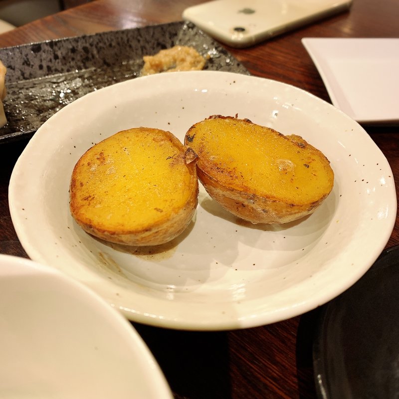 キタアカリのじゃがバター( 灼味噌らーめん 八堂八（やどや）)