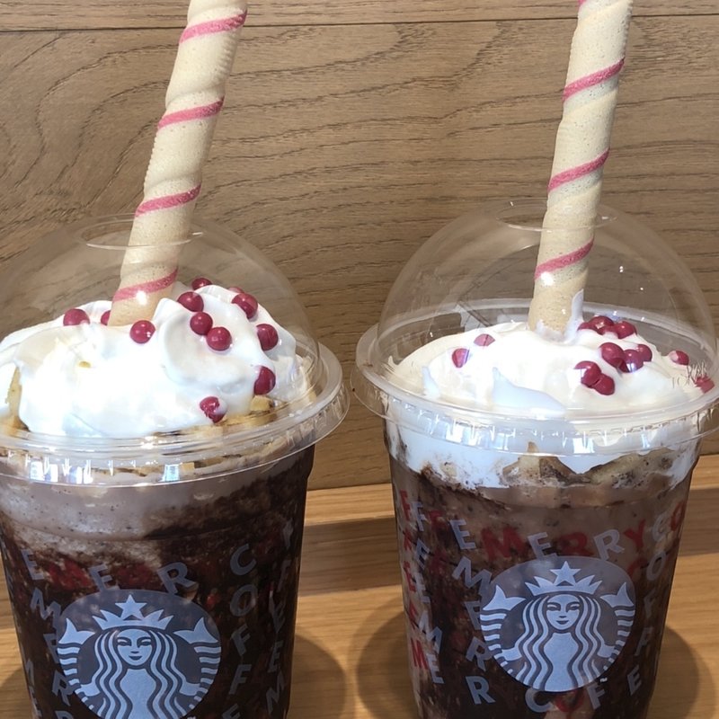 サンタブーツチョコレートフラペチーノ(スターバックスコーヒー　オーシャンゲートみなとみらい店)