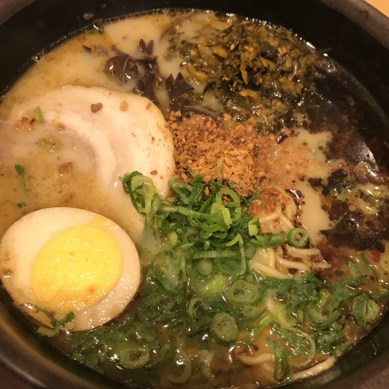 阿蘇高菜ラーメン(宮原サービスエリア上り線スナックコーナー )