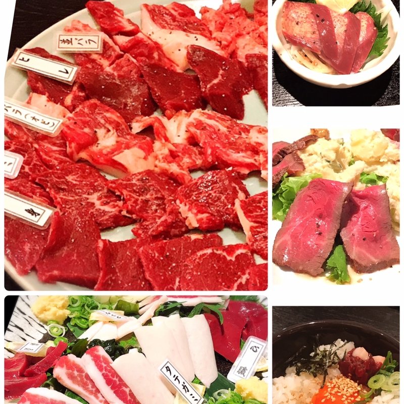 馬刺し　馬焼きコース(百萬馬力)