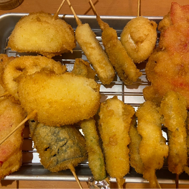 串カツ盛り合わせ(串カツ居酒屋これや　笹原駅西口店)