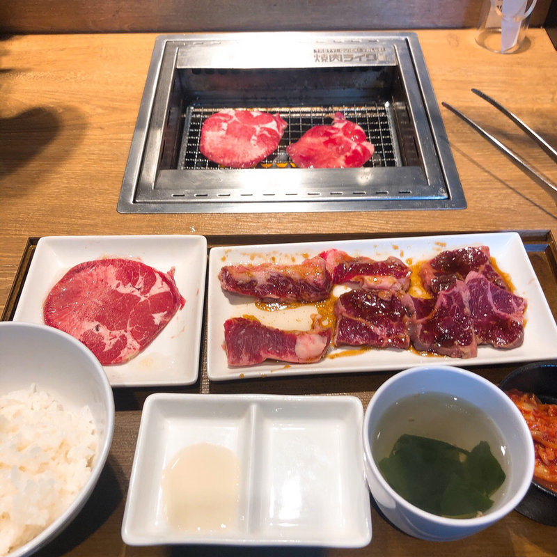 牛タン&匠カルビ&ハラミセット(焼肉ライク 池袋東口店)