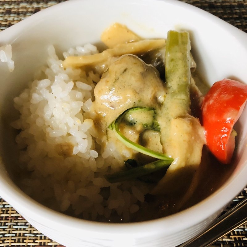 グリーンカレー(ホテルニューオータニ　トレーダーヴィックス)