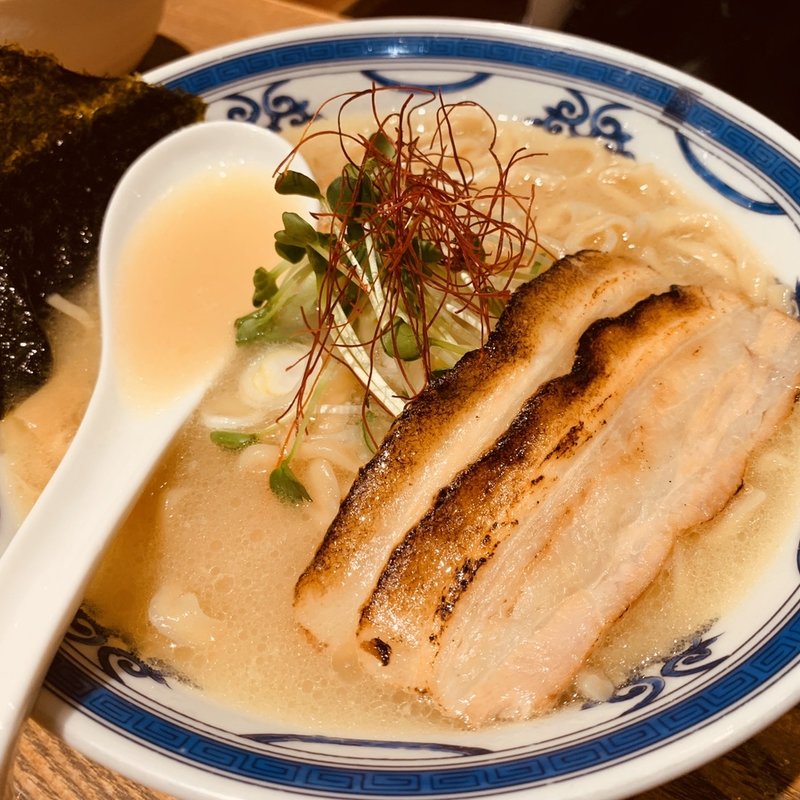 鶏白湯らーめん(つけ麺や 武双)