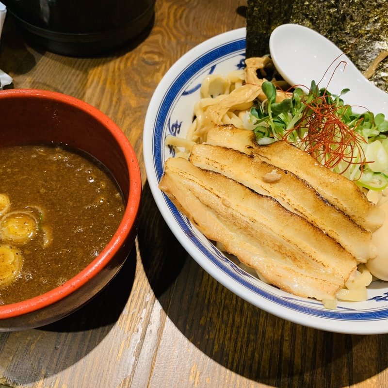 鶏魚介特製つけめん(つけ麺や 武双)