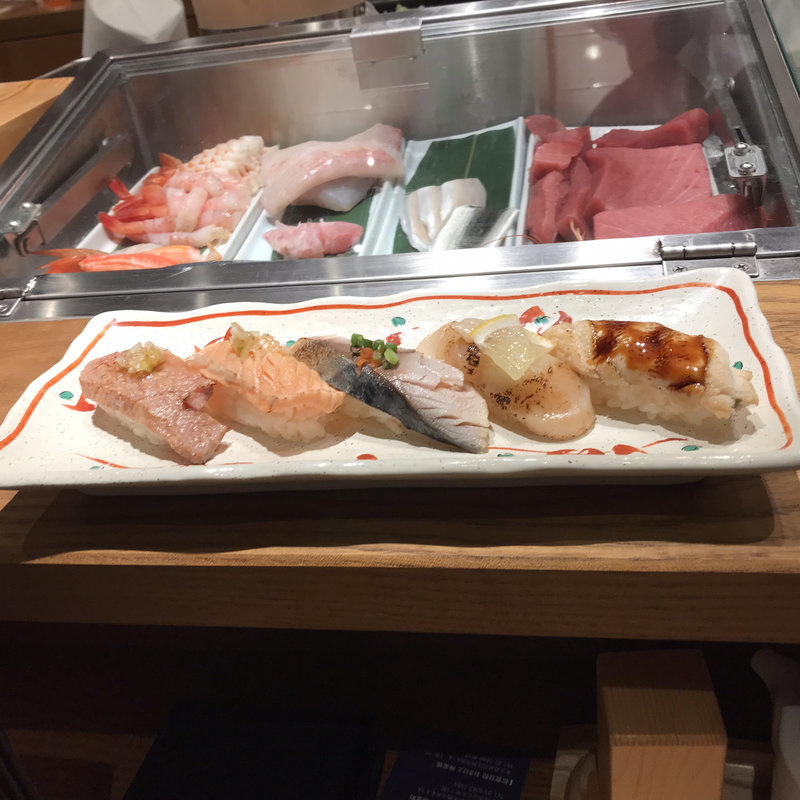 炙り五貫(旭鮨総本店 渋谷 東急東横9F店)