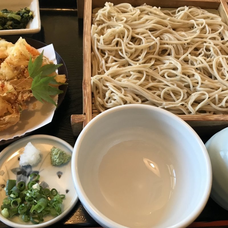 かき揚げ蕎麦(そば処ぬまくま )