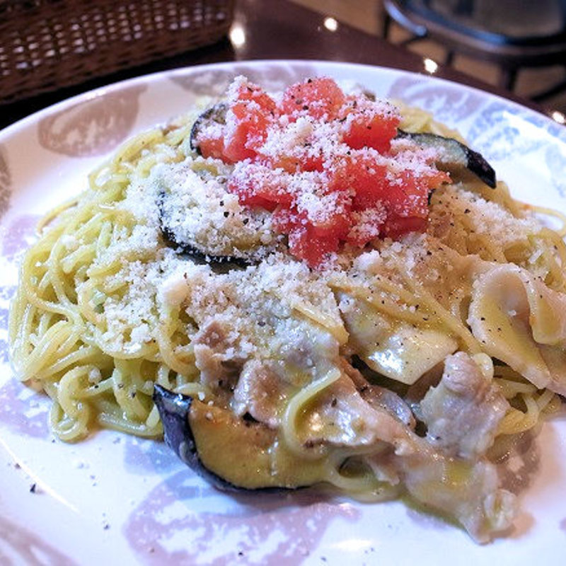 豚肉とナスのトラパネーゼソース(パッキーノ)