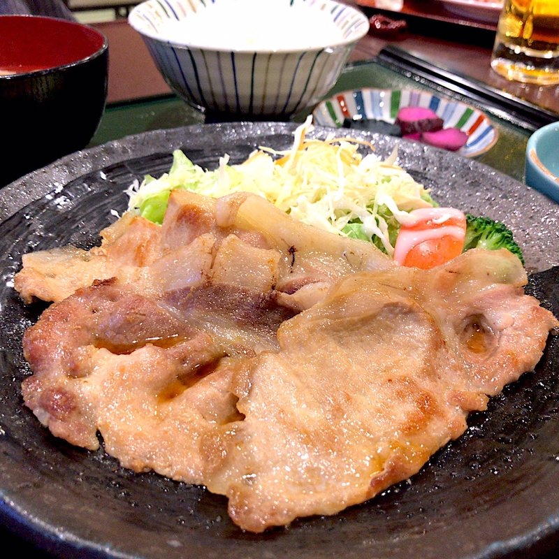 しょうが焼定食(月とうさぎ )
