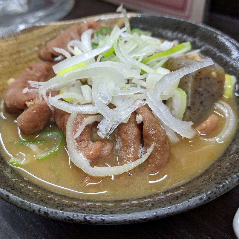 もつ煮こみ(立ち呑み処 ふくふく)