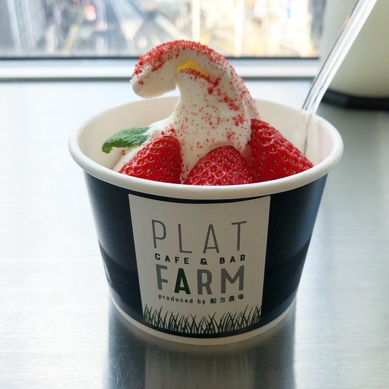 船方農場ソフトクリーム(Cafe＆BAR PLAT FARM)