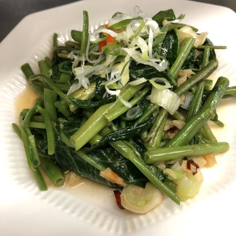 空芯菜の青菜炒め(中華居酒屋 AJITO)