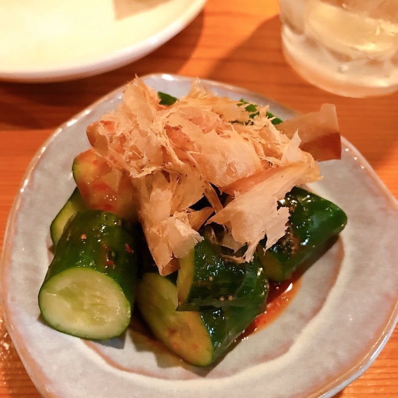 ピリ辛きゅうり(博多一口餃子 たけとら)