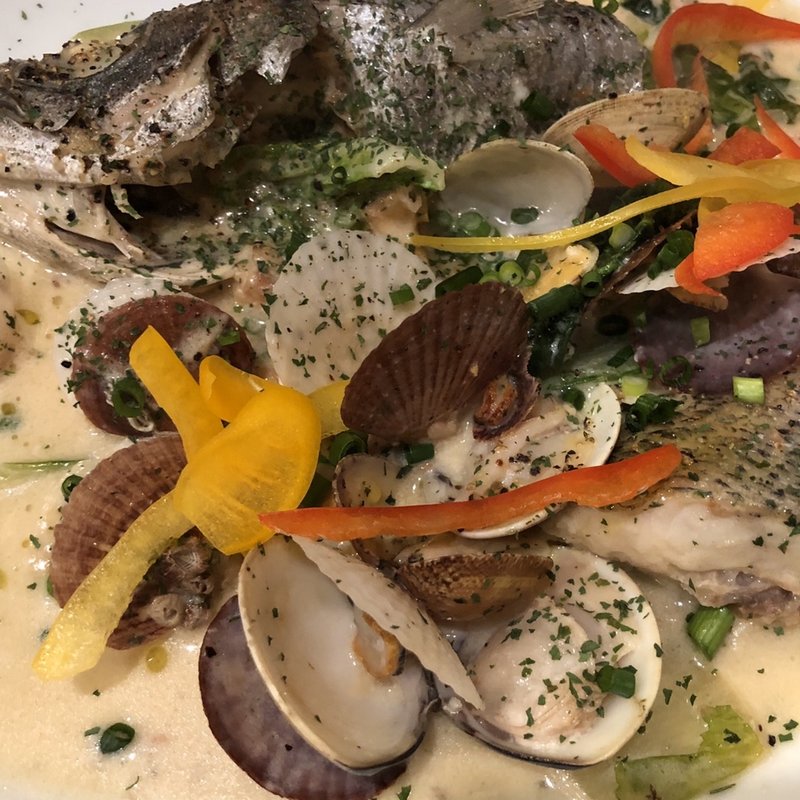 黒むつのクリーム煮(イタリアン居酒屋 ナチュラ 新丸子店)