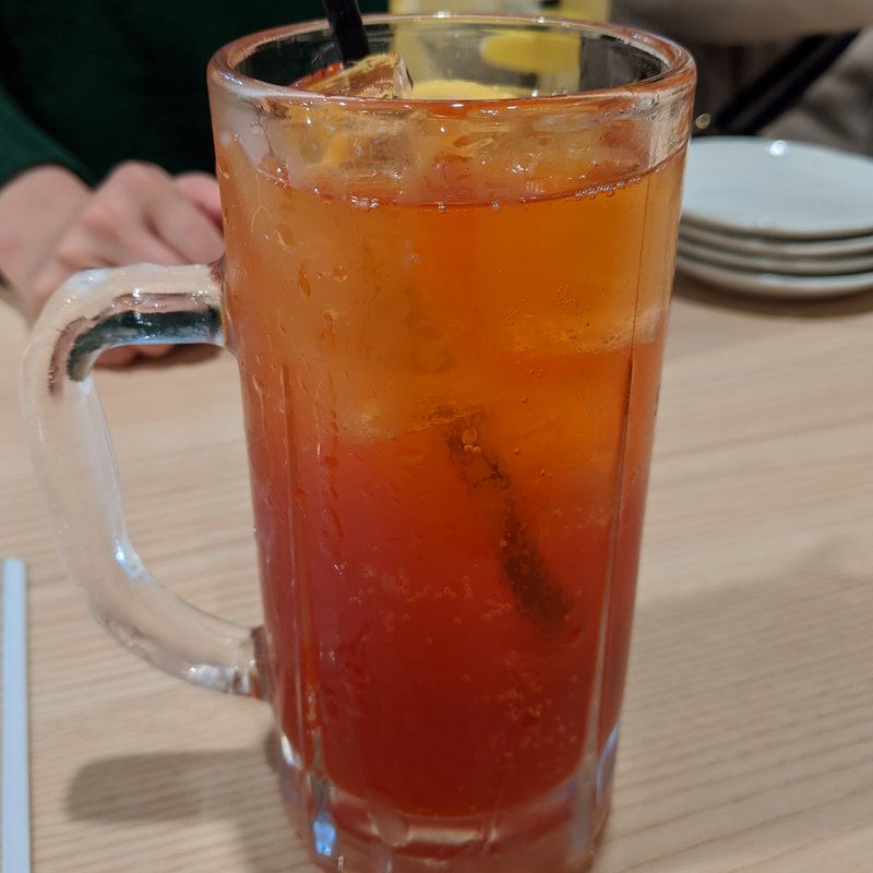 2代目赤いレモンサワー(ふれあい酒場 ほていちゃん 野毛店)