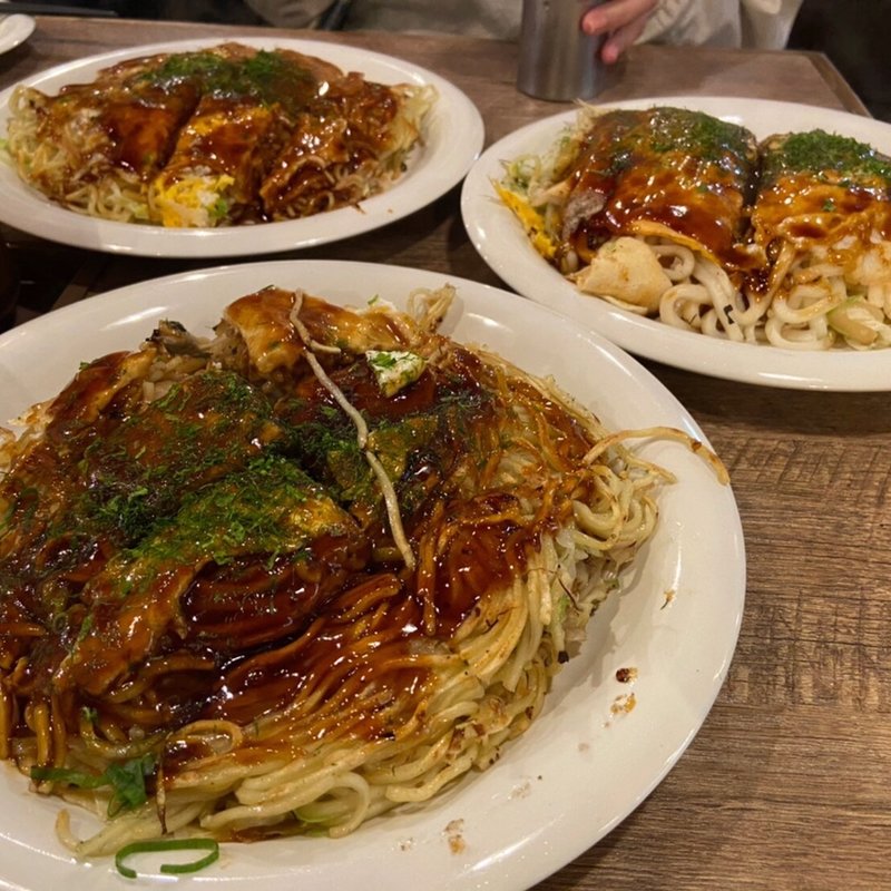 カキ入りお好み焼き(みっちゃん総本店 八丁堀店 )