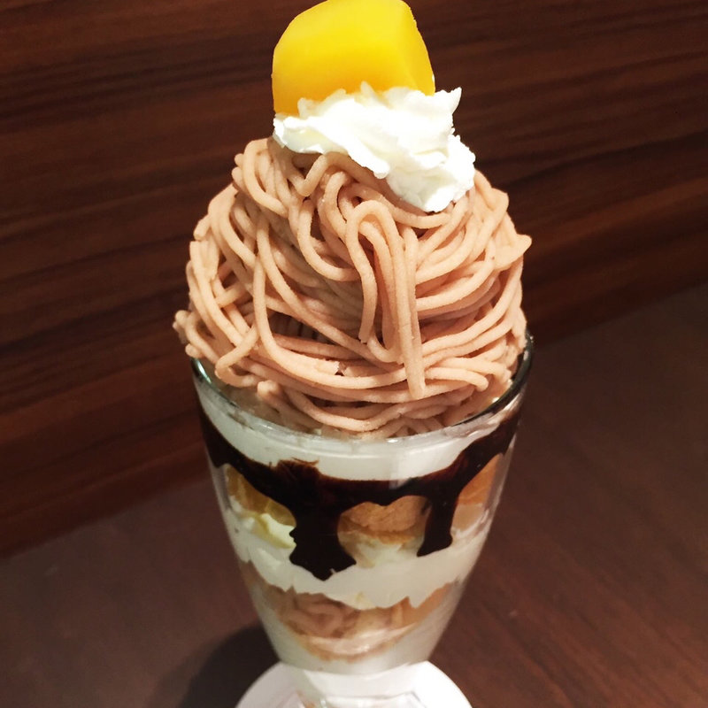 マロンパフェ(ヨックモック 東京駅一番街店)