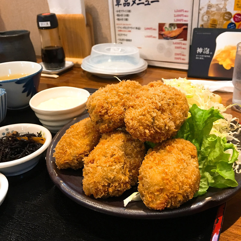 かきフライ定食A(伊勢志摩名産処 宝彩 )