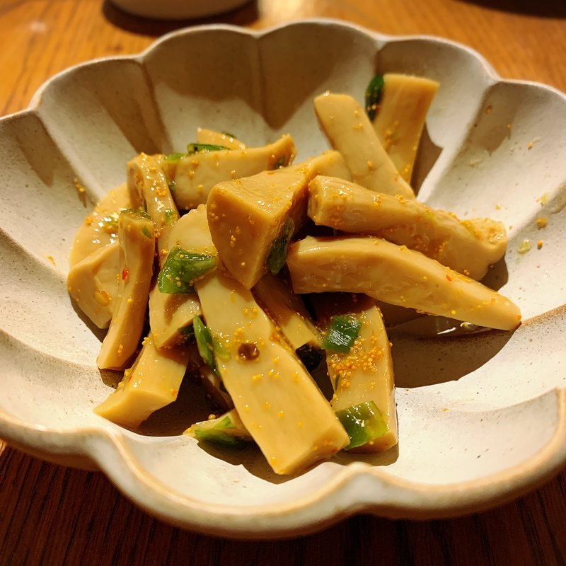 ピリ辛エリンギ(メシ酒場 鈴木ちゃん)