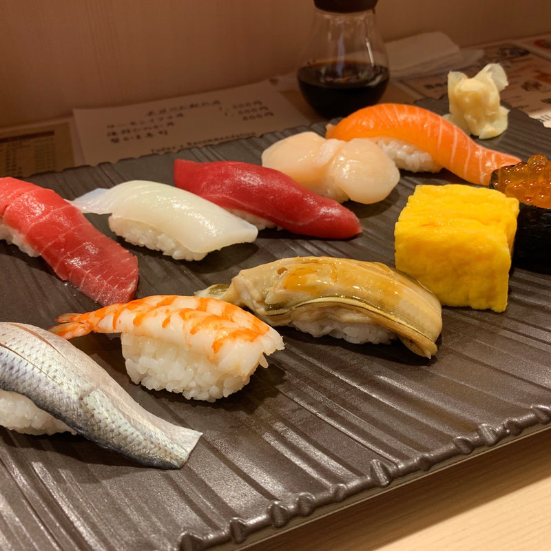 握りのコース(玉子・お椀付き)(寿司菜)