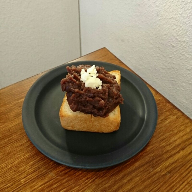 あんバターセット(谷中銀座商店街)