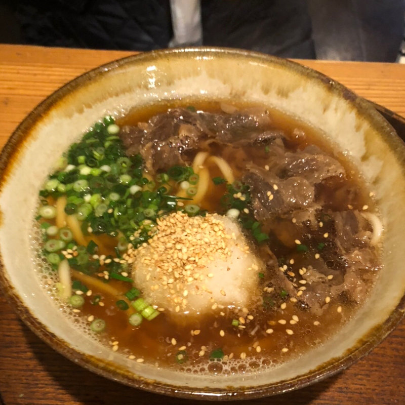 しぐれ肉うどん(うどん杵むら)