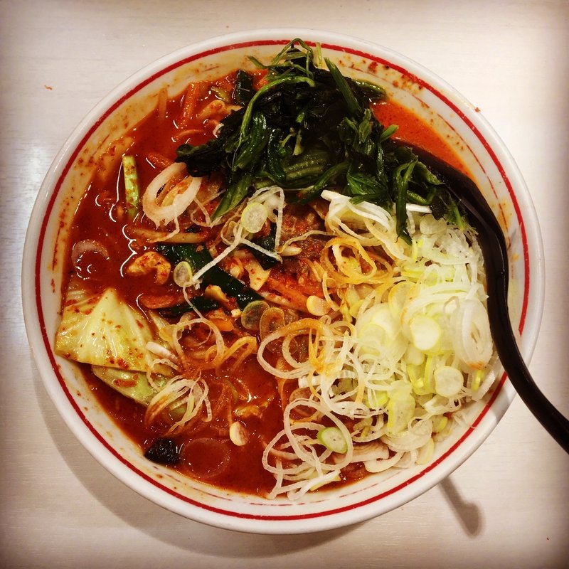 辛味噌煮込みちゃんぽん(蒙古タンメン中本 目黒店 （もうこたんめんなかもと）)