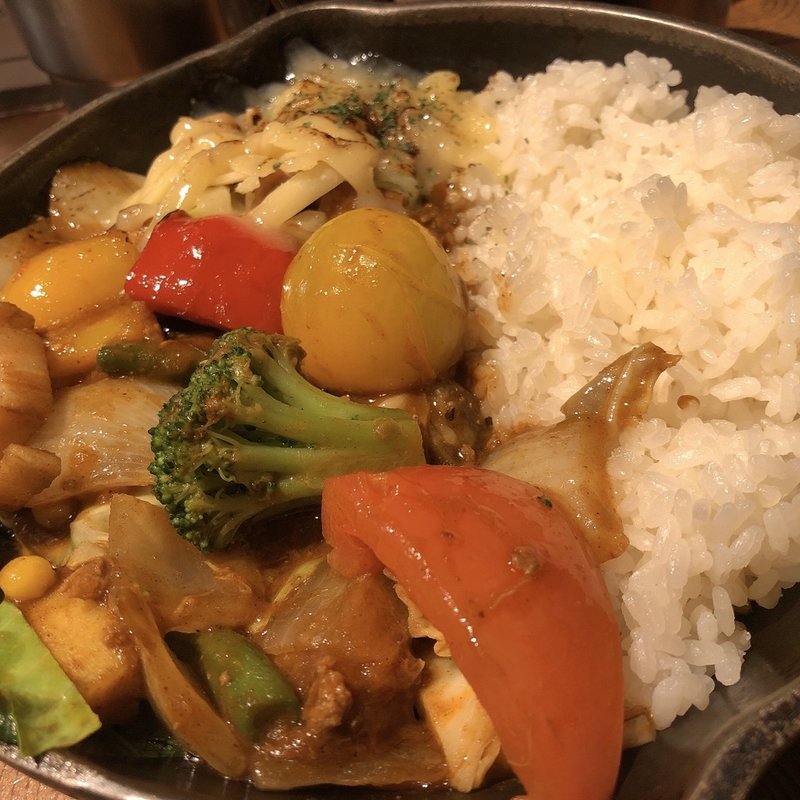 1日分の野菜カレー(キャンプエクスプレス池袋店)