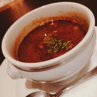 グーラッシュスープ　　ディナーAセット(カフェラントマン 青山店 )