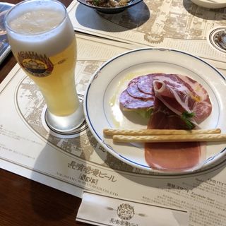 生ハム盛合わせ(長濱浪漫ビール （長浜浪漫ビール ナガハマロマンビール）)