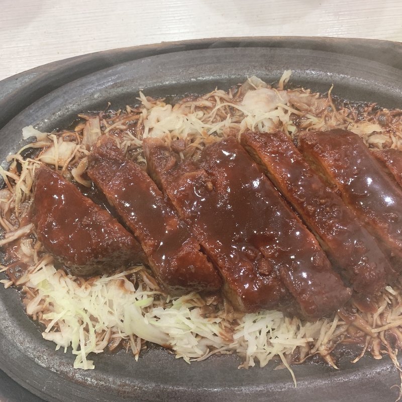 鉄板とんかつ定食(矢場とん エスカ店)