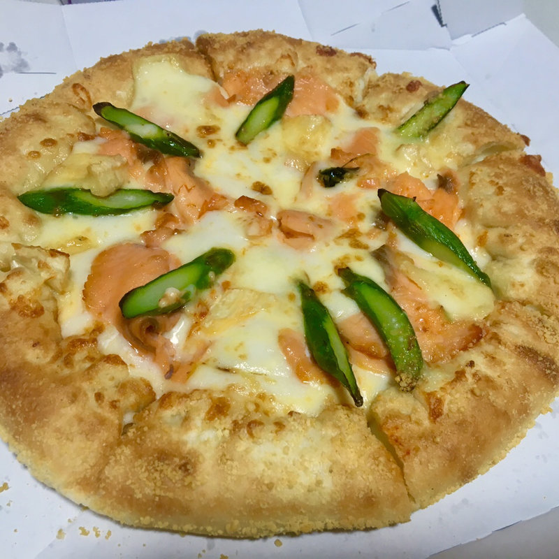 スモークサーモン＆北海道カマンベールチーズ M(ドミノ・ピザ 荒巻本沢店)