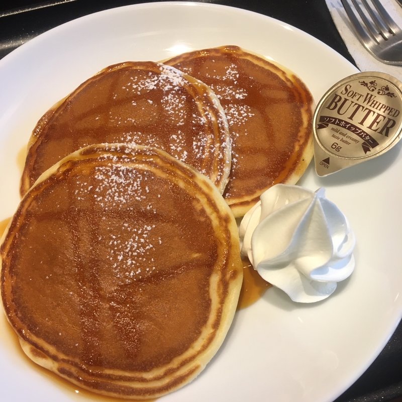 クラシックパンケーキ メープルバター(タリーズコーヒー 天神店 )