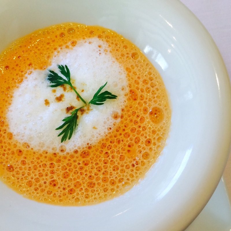 にんじんのスープ(シェ・やなぎさわ （シェやなぎさわ）)