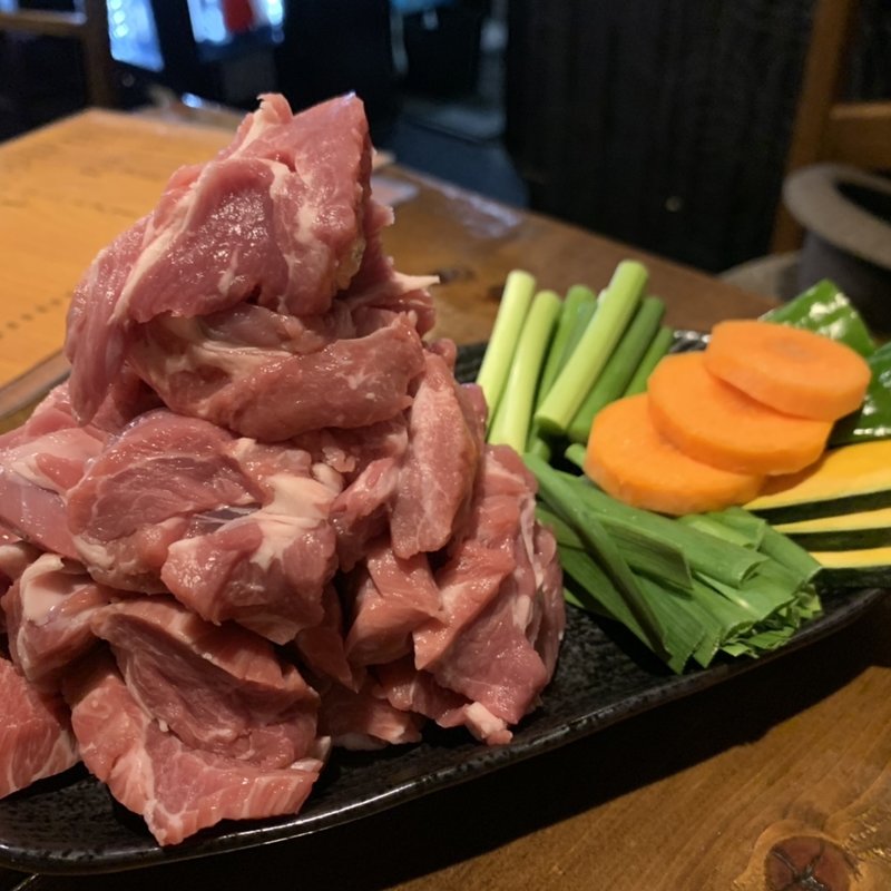 ジンギスカンセット(神の羊　池袋)