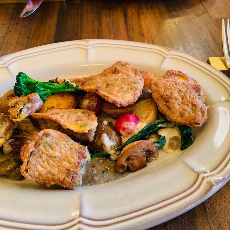 豚肩ロースのピカタ仕立て(コースのメイン)(ビストロ・シェ･ケン （Bistrot CHEZ KEN）)