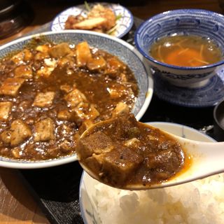 陳麻婆豆腐ランチ(あんかけ焼そば・陳麻婆豆腐 STORM 京橋店)