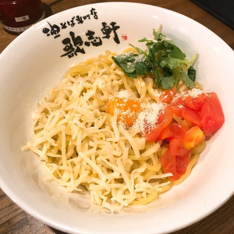 油そば(歌志軒 岡崎法性寺店)